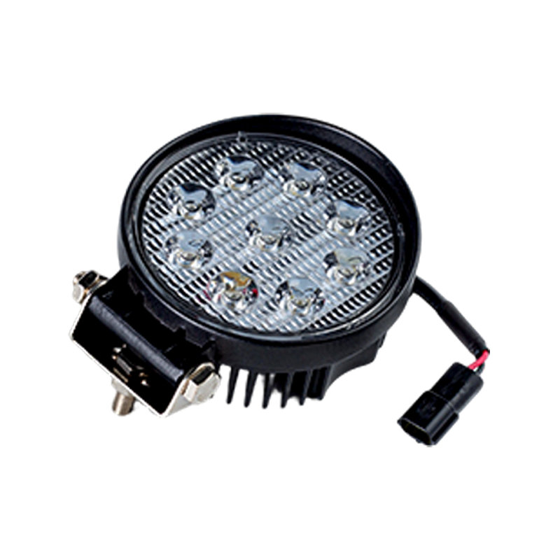IP67 001 Robuuste ronde werklamp met 9 LED's voor industriële voertuigen