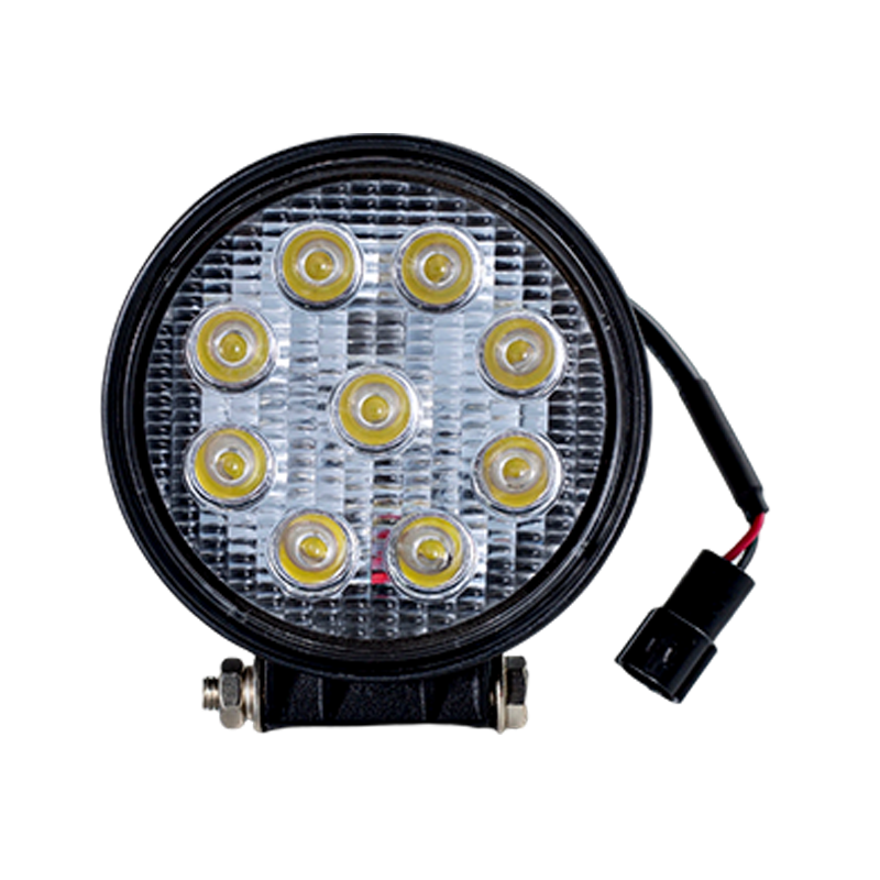 IP67 001 Robuuste ronde werklamp met 9 LED's voor industriële voertuigen