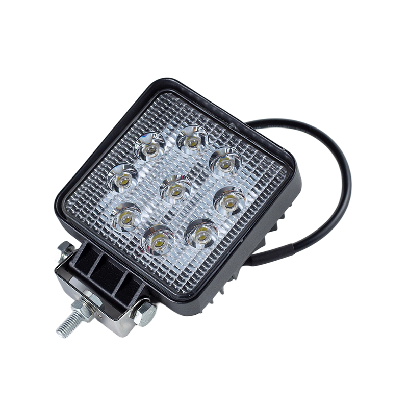 IP67 002 Robuuste vierkante werklamp met 9 LED's voor industriële voertuigen