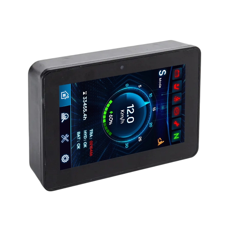 5-inch verticaal CAN 2.0B touchscreen-dashboard voor bouwvoertuigen