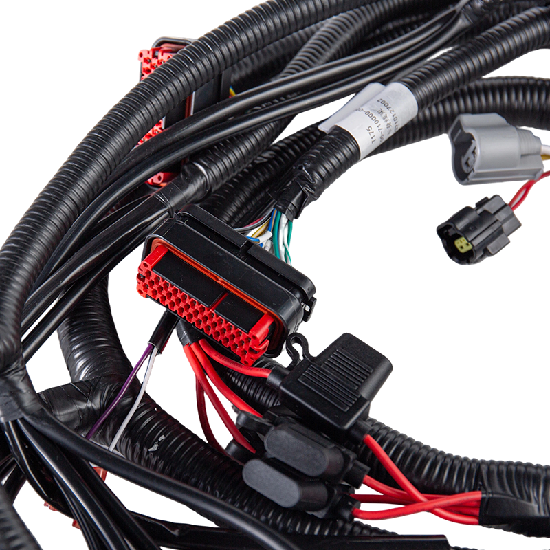 Heavy Duty New Energy Construction EV-voertuig, complete elektrische kabelboom