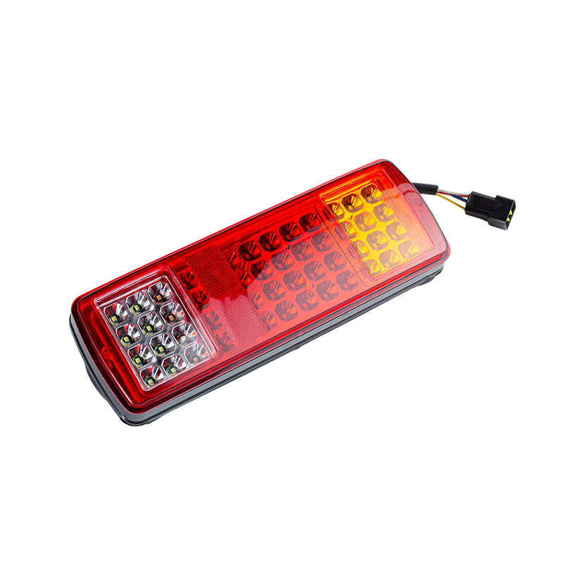 FLDJ-SSWD-002 IP55 6W DC12-24V 3-kleuren geïntegreerd LED-achterlicht (richtingaanwijzer + positielicht + achteruitrijlicht)