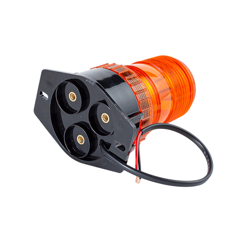 IP65 8W DC9-80V 360 ° Amber Strobe Beacon-waarschuwingslampje voor vorkheftrucks