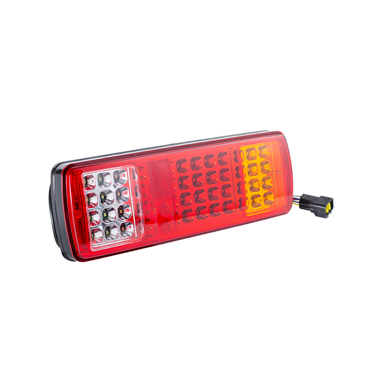 FLDJ-SSWD-002 IP55 6W DC12-24V 3-kleuren geïntegreerd LED-achterlicht (richtingaanwijzer + positielicht + achteruitrijlicht)