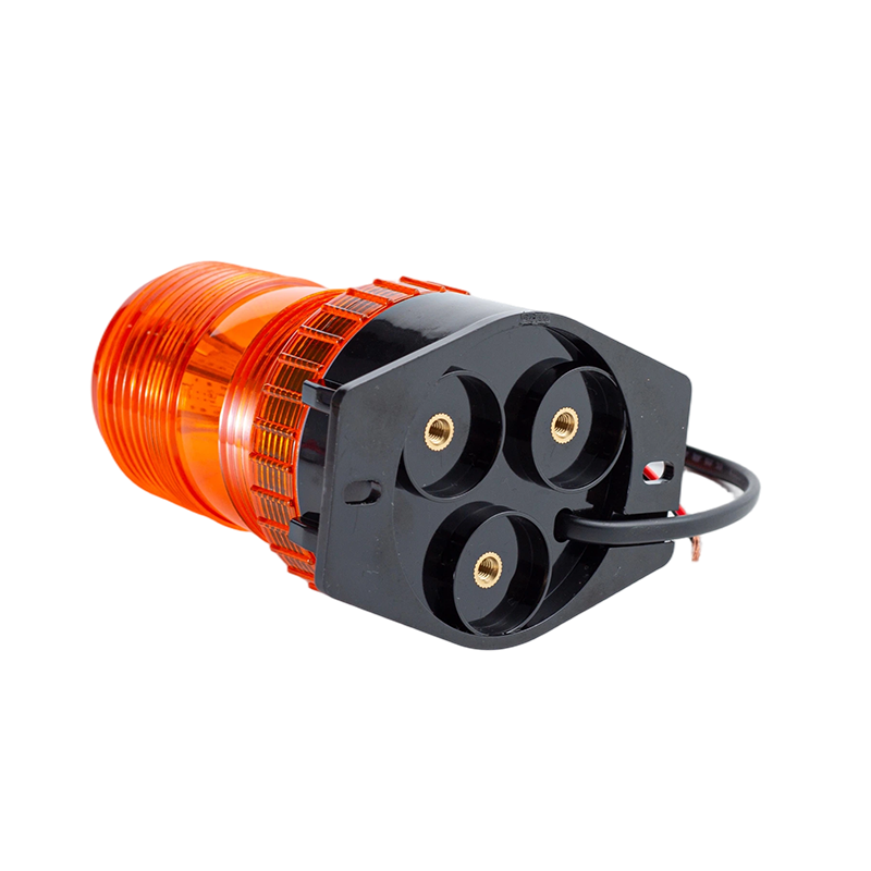 IP65 8W DC9-80V 360 ° Amber Strobe Beacon-waarschuwingslampje voor vorkheftrucks