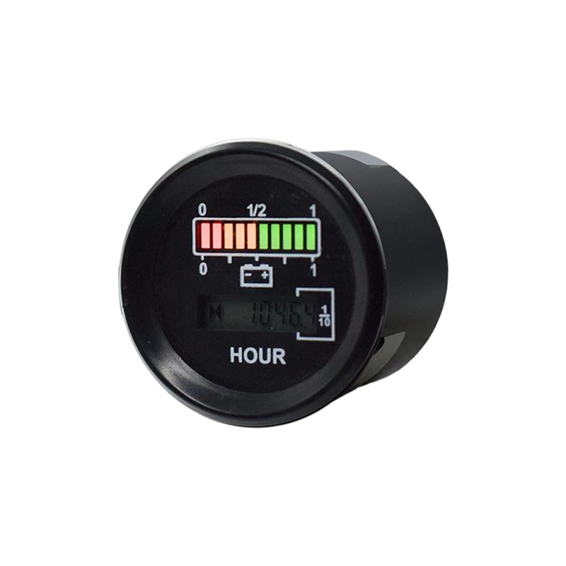 FLYB-0096 Ronde CAN-bus batterijniveaumeter met urenteller